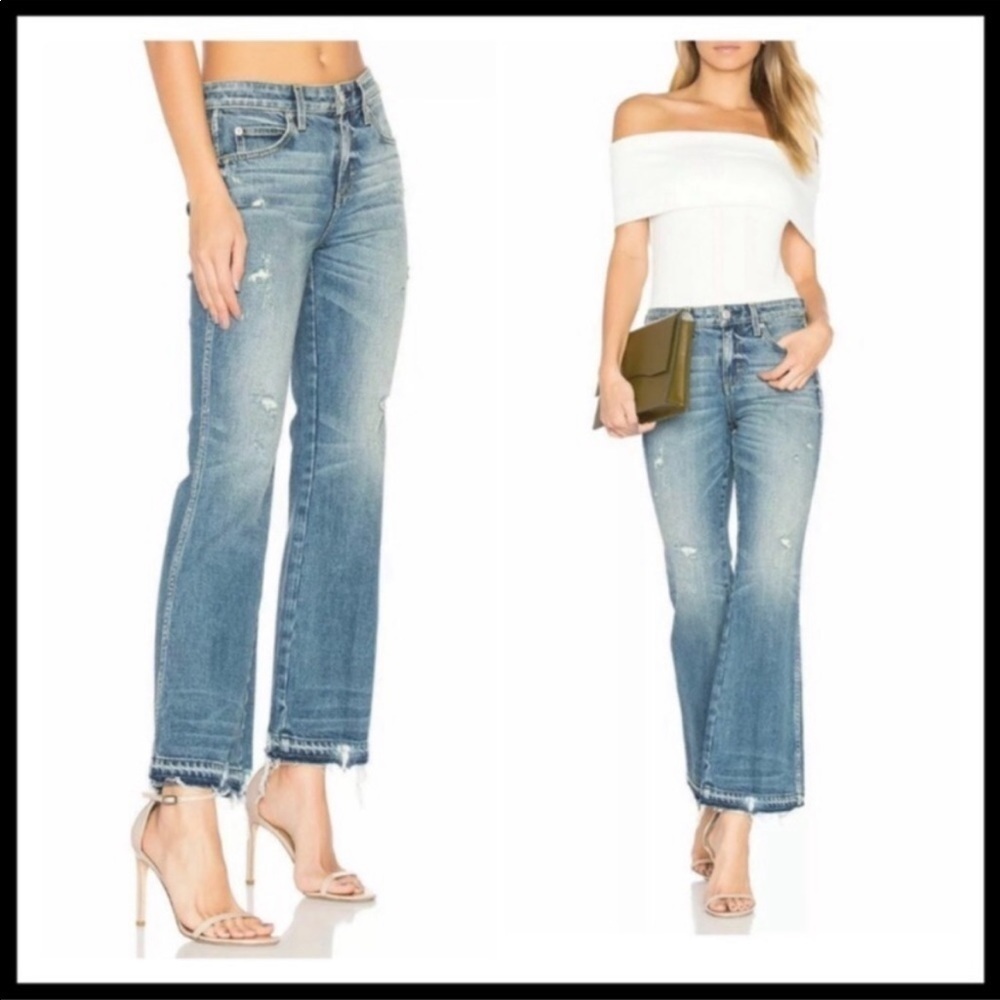 AMO NWT Bex Flare Ankle Jeans